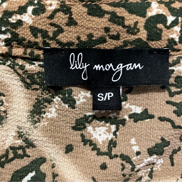 Lily Morgan | Brown & Green top - Picture 7 of 7